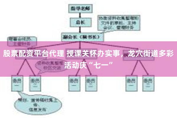 股票配资平台代理 授课关怀办实事，龙穴街道多彩活动庆“七一”