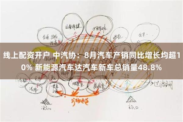 线上配资开户 中汽协：8月汽车产销同比增长均超10% 新能源汽车达汽车新车总销量48.8%