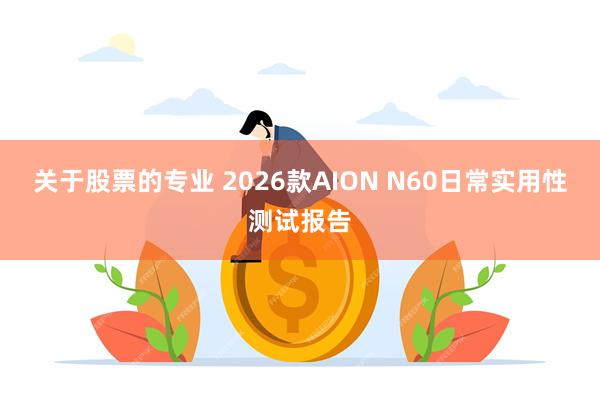 关于股票的专业 2026款AION N60日常实用性测试报告