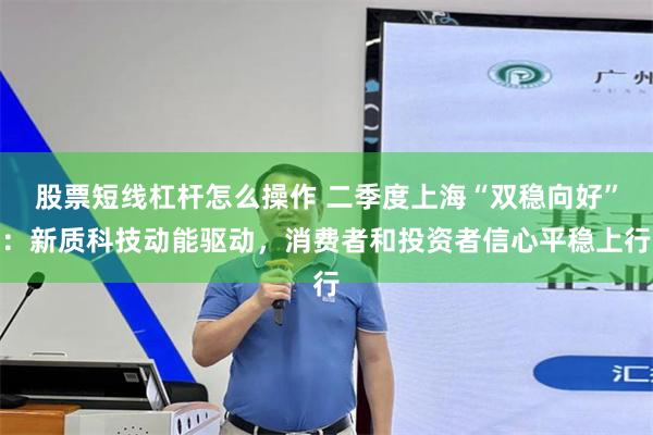 股票短线杠杆怎么操作 二季度上海“双稳向好”:新质科技动能驱动,消费者和投资者信心平稳上行