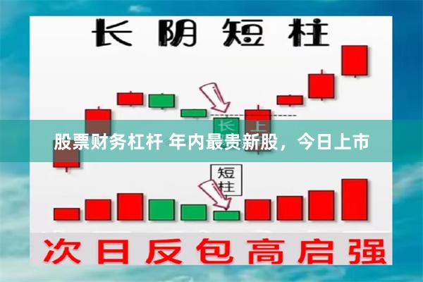股票财务杠杆 年内最贵新股，今日上市