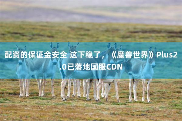 配资的保证金安全 这下稳了,《魔兽世界》Plus2.0已落地国服CDN