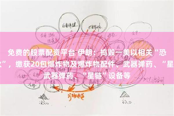 免费的股票配资平台 伊朗：捣毁一美以相关“恐怖分子团伙”，缴获20包爆炸物及爆炸物配件、武器弹药、“星链”设备等