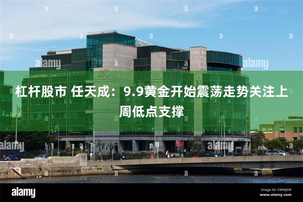 杠杆股市 任天成：9.9黄金开始震荡走势关注上周低点支撑