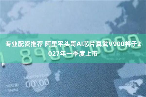 专业配资推荐 阿里平头哥AI芯片真武V900将于2027年一季度上市