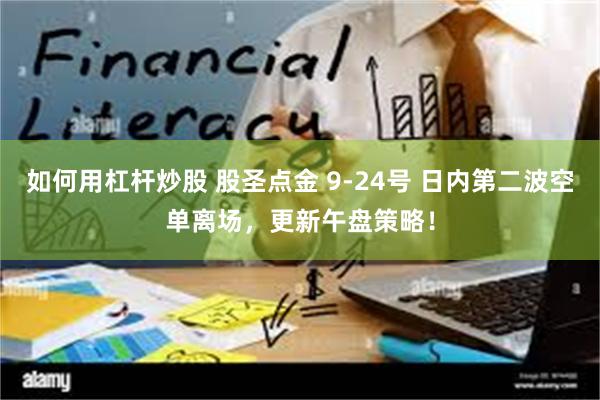 如何用杠杆炒股 股圣点金 9-24号 日内第二波空单离场，更新午盘策略！
